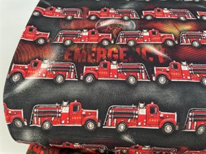 French Terry - med flotte brandbiler, rest på 1,25 m